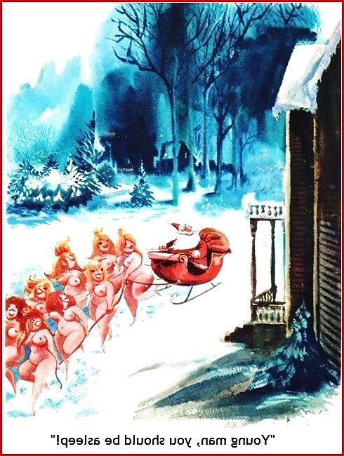 19P Playboys christmas cartoons