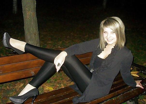 25P Glänzende & Wetlook-Leggings 2