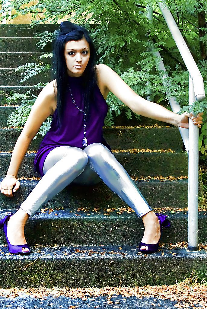 25P Glänzende & Wetlook-Leggings 2