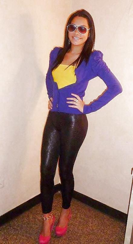 25P Glänzende & Wetlook-Leggings 2