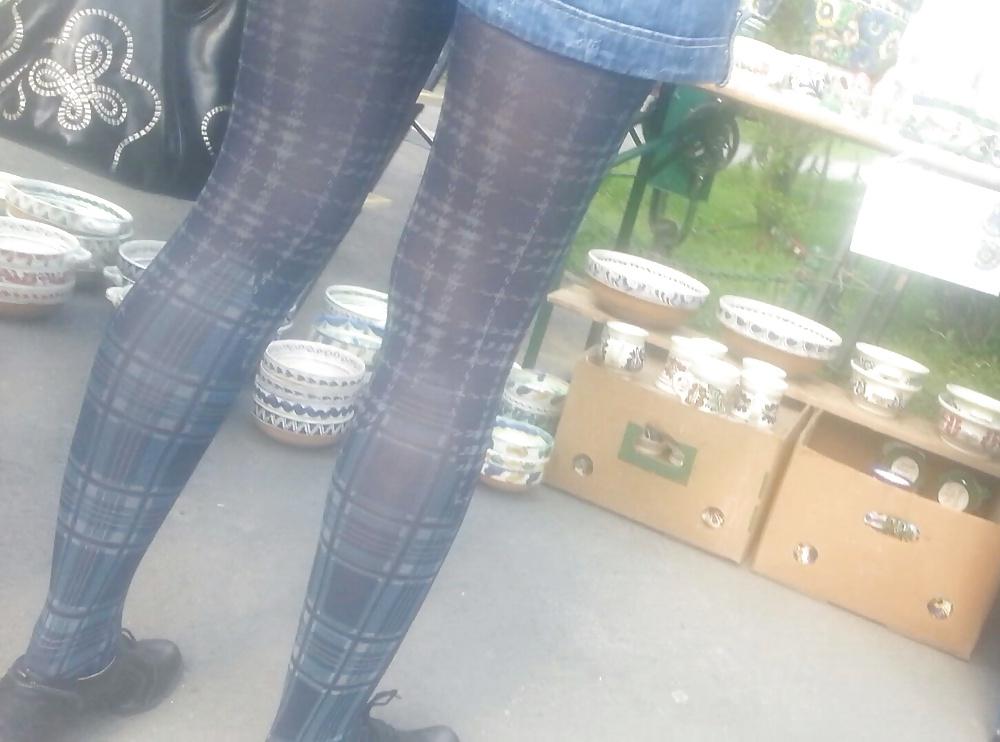 23P Spy old + young feet and ass romanian