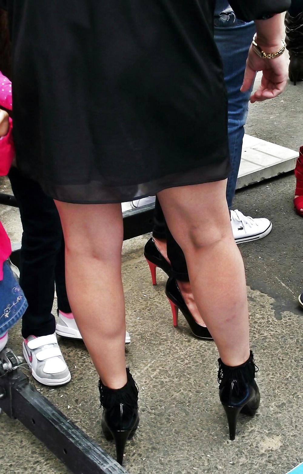 20P Spy old + young feet, leegs and skirt romanian