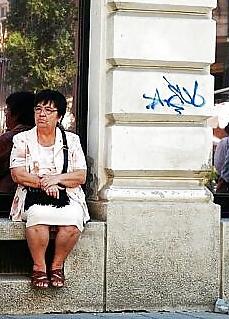 20P Spy old + young feet, leegs and skirt romanian
