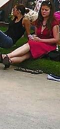 20P Spy old + young feet, leegs and skirt romanian