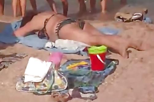 19P Spy big mature beach summer romanian