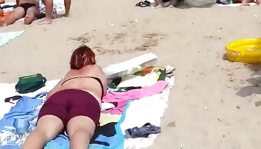 19P Spy big mature beach summer romanian