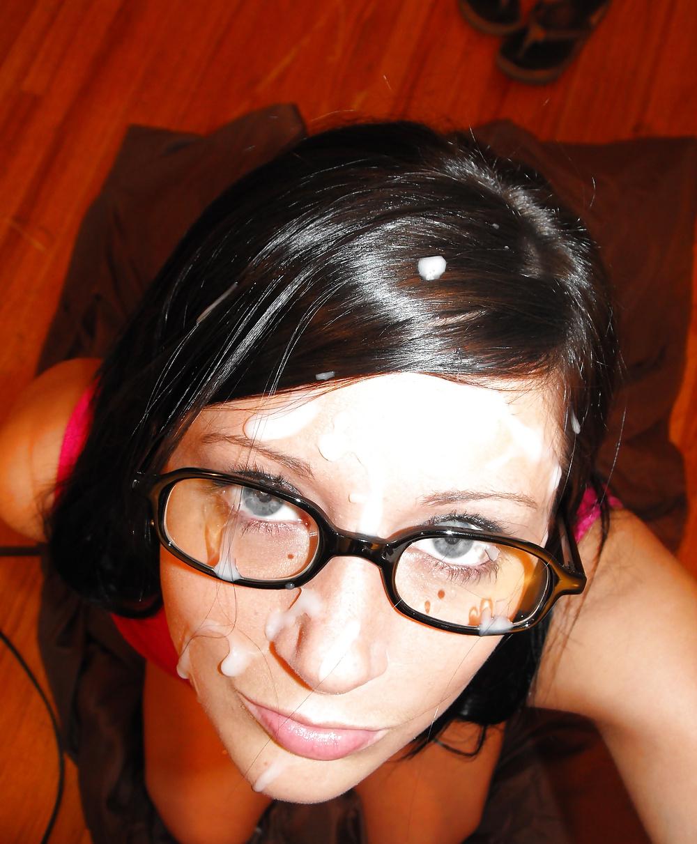16P All over her face!