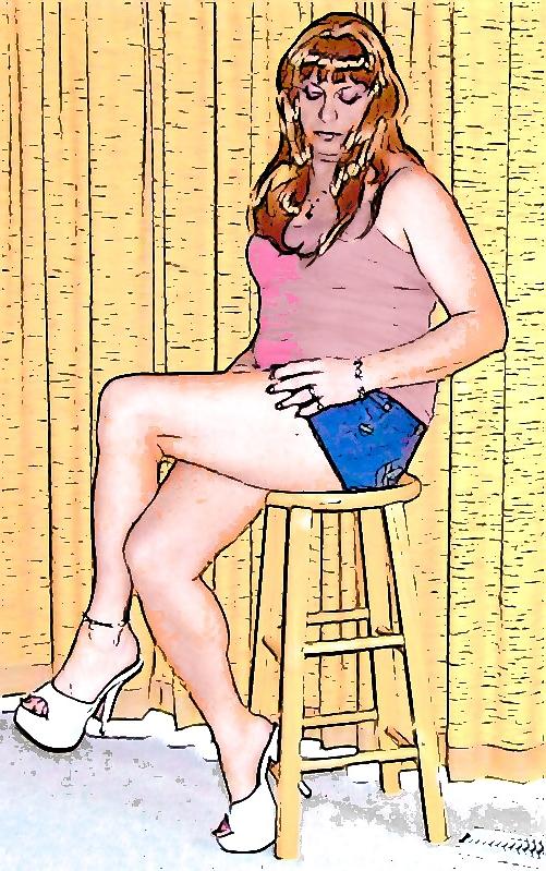 10P Cartoon Sissy Slut