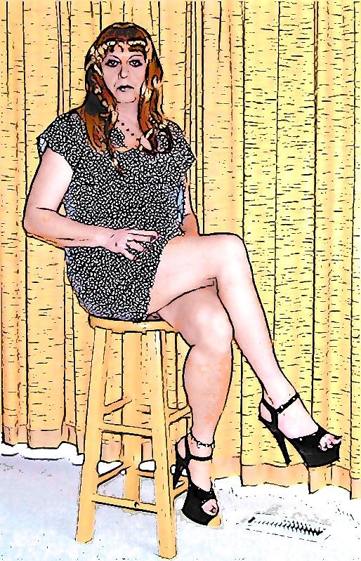 10P Cartoon Sissy Slut