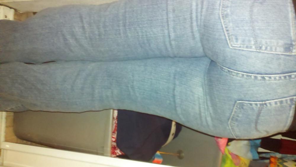 16P She came home from work in these