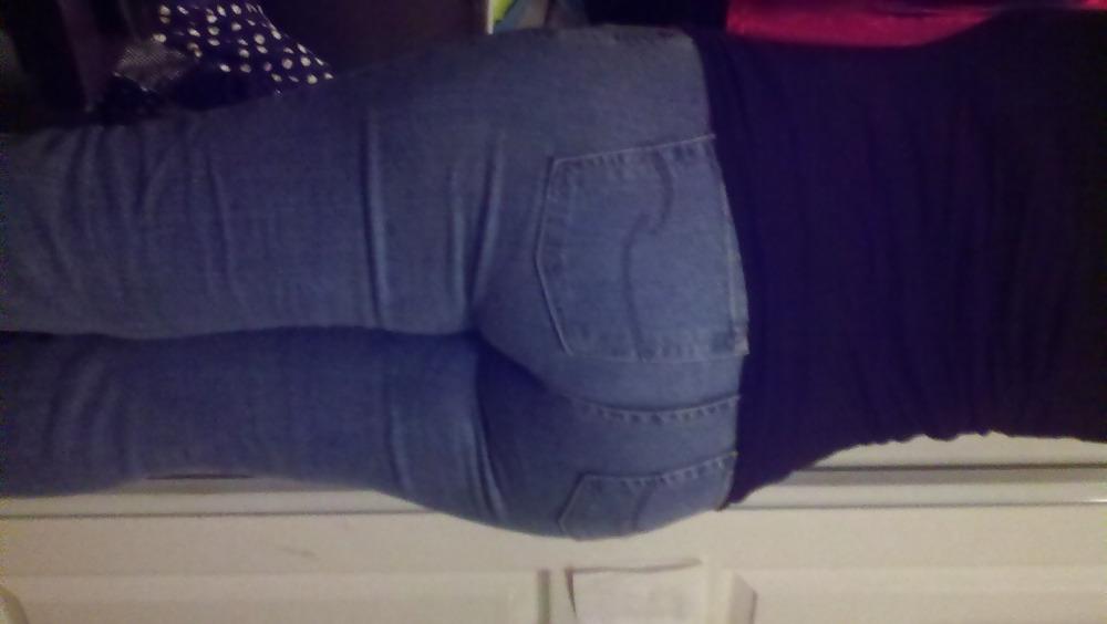 16P She came home from work in these