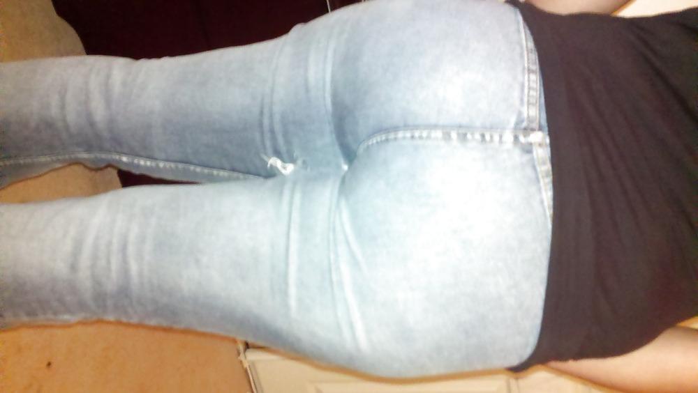 16P She came home from work in these
