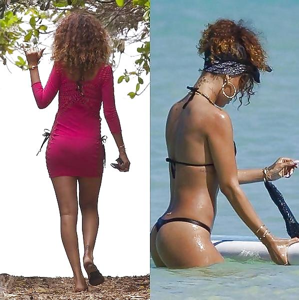 25P Let's Jerk Off Over.. Rihanna Ass ( Enjoy and comment )