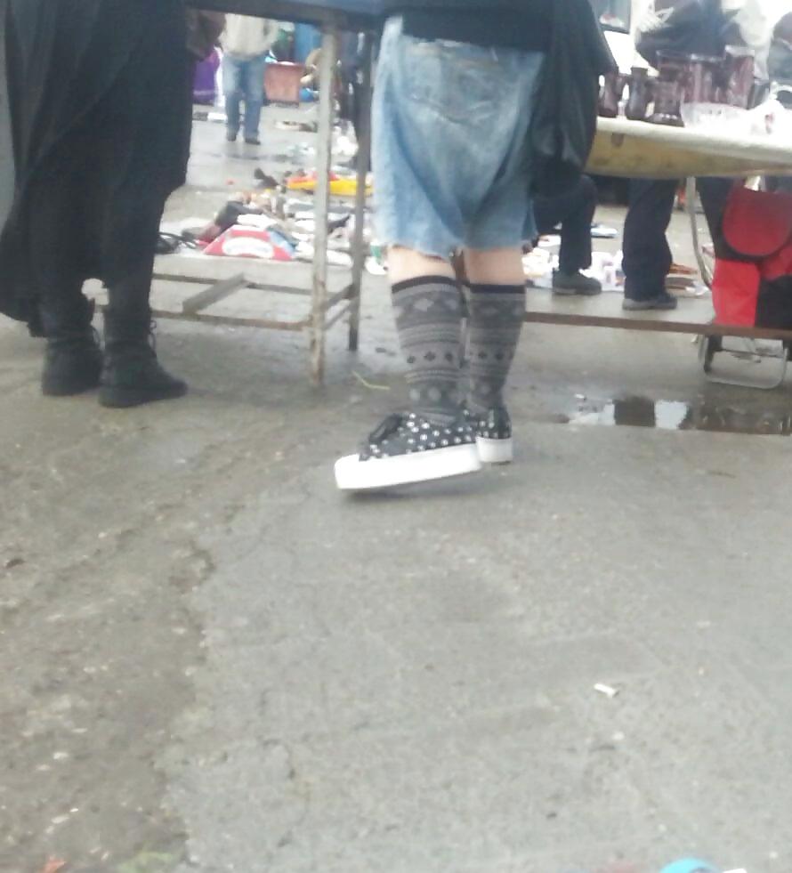 19P Spy feet old + young romanian