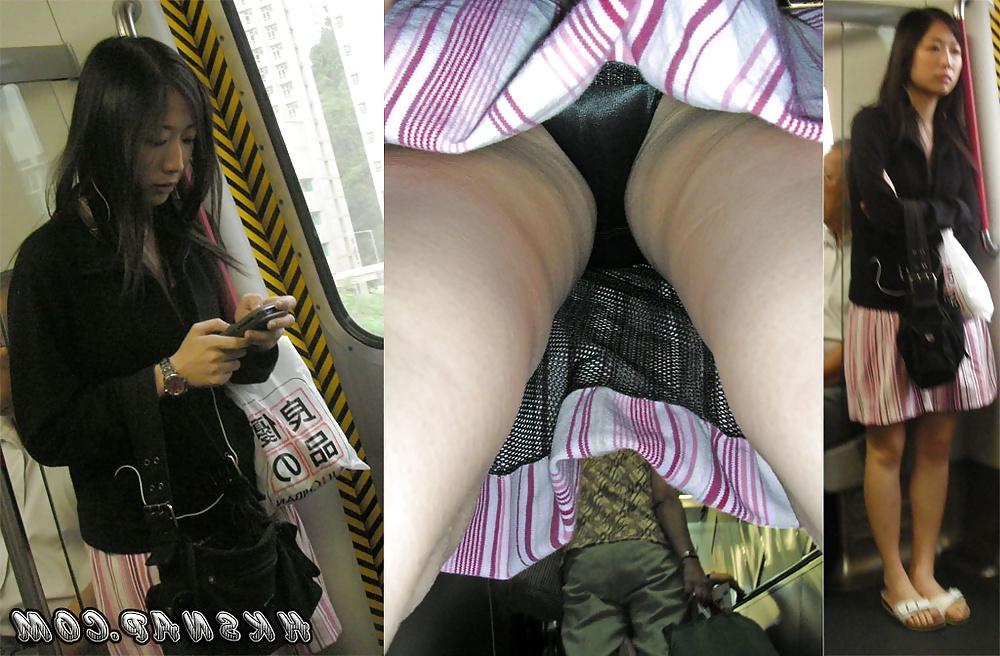 7P Asian girl upskirt