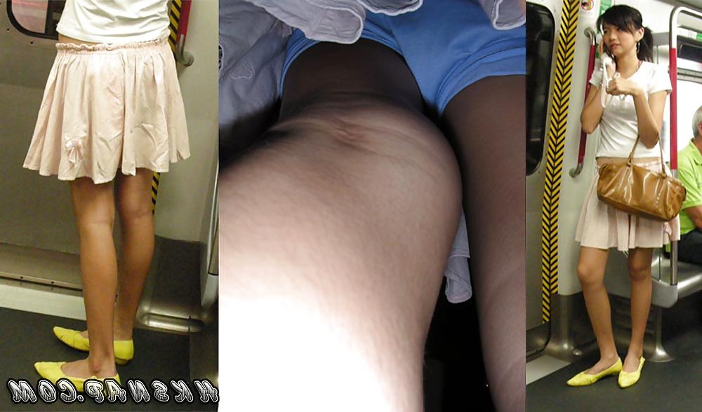7P Asian girl upskirt