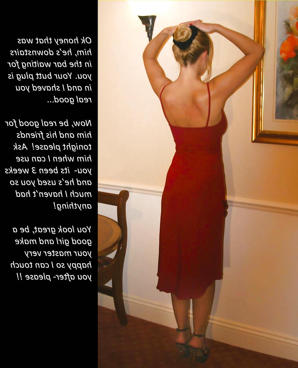 18P Slut Slave Wife captions 1