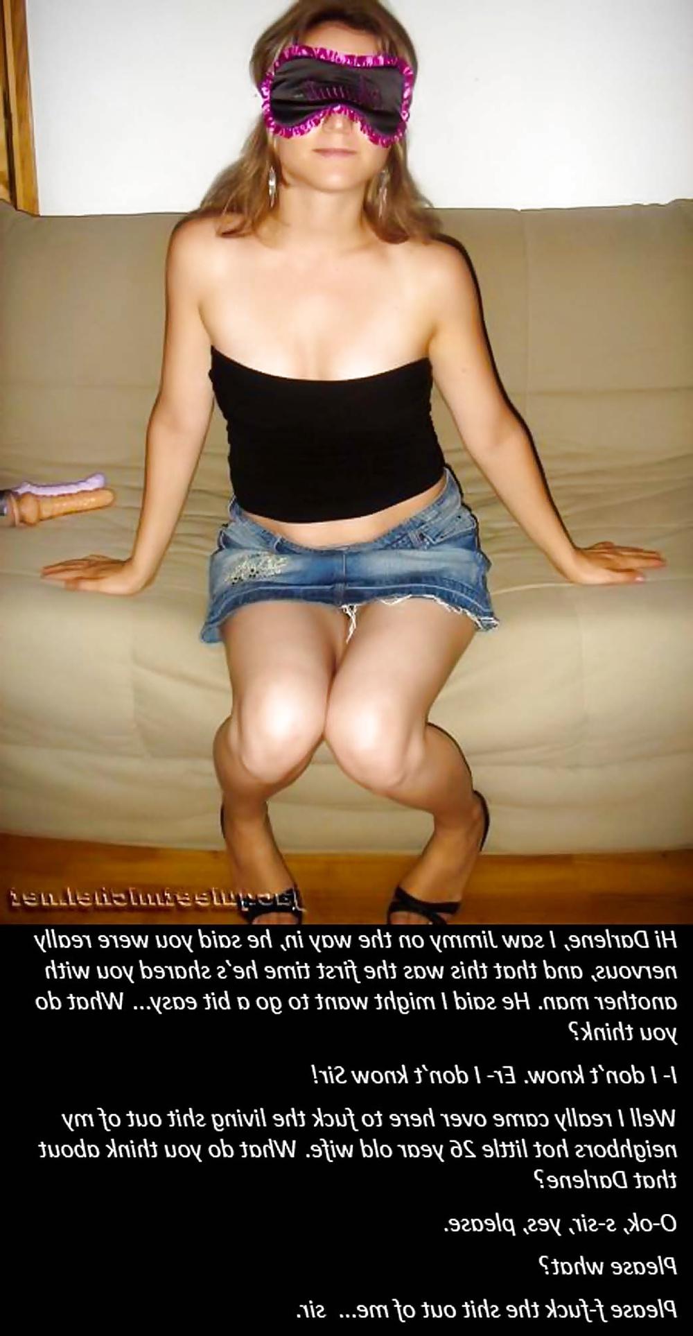 18P Slut Slave Wife captions 1