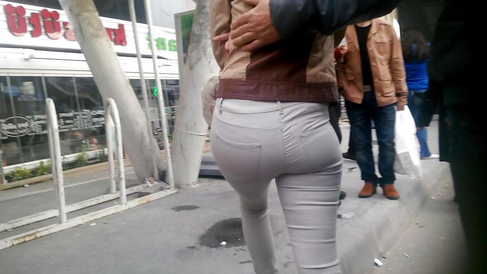 16P Turkish  Sarisin Citir Kot Adeta Gotune Yapismis