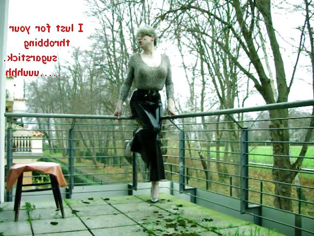 11P Latex rubber gummi slut milf high heels anal