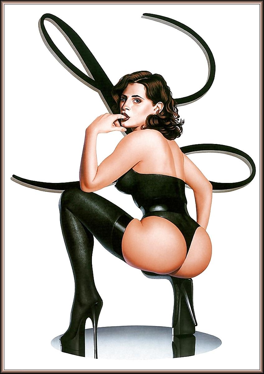 25P PinUp und Zeichnungen