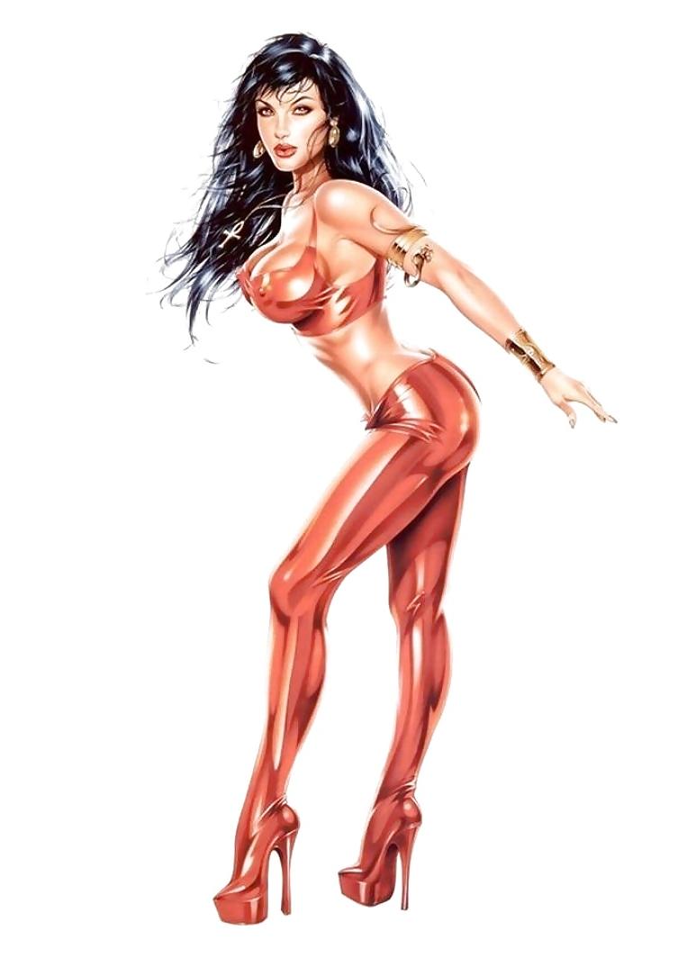 25P PinUp und Zeichnungen