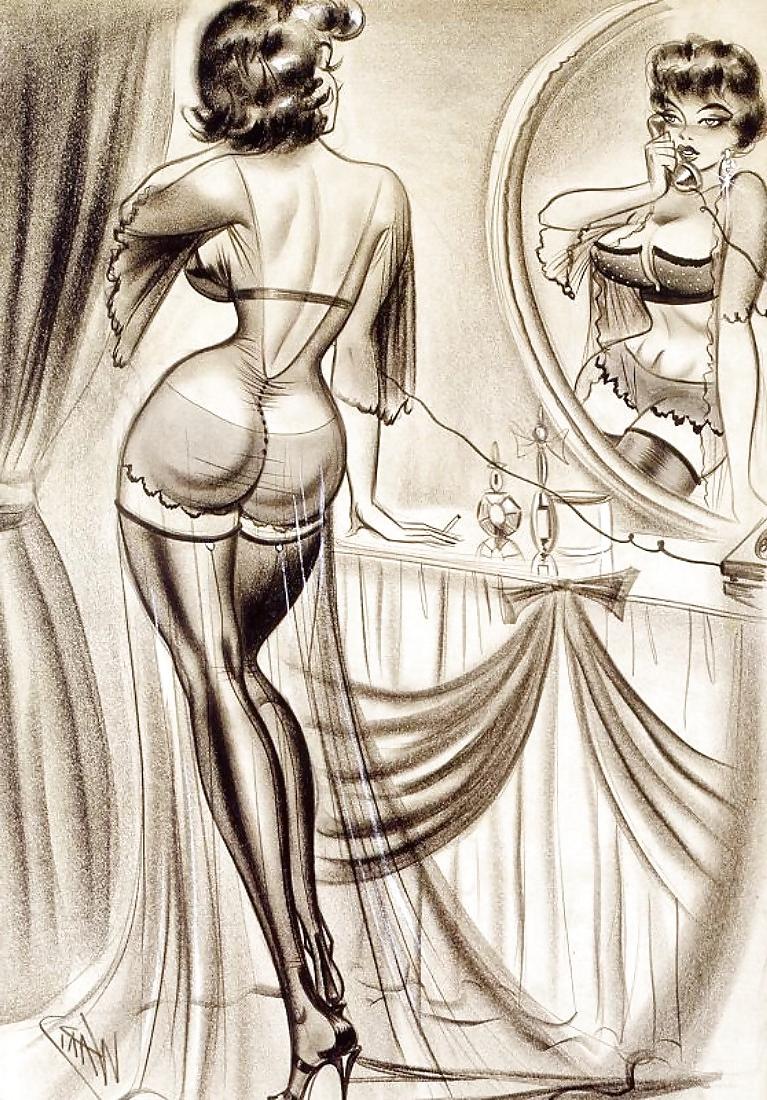 25P PinUp und Zeichnungen