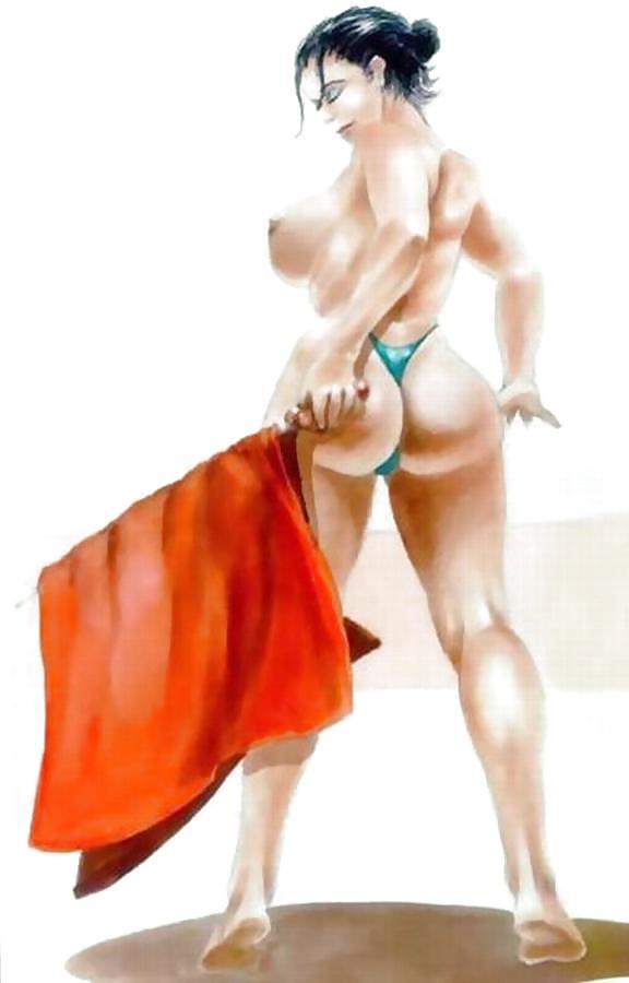 25P PinUp und Zeichnungen