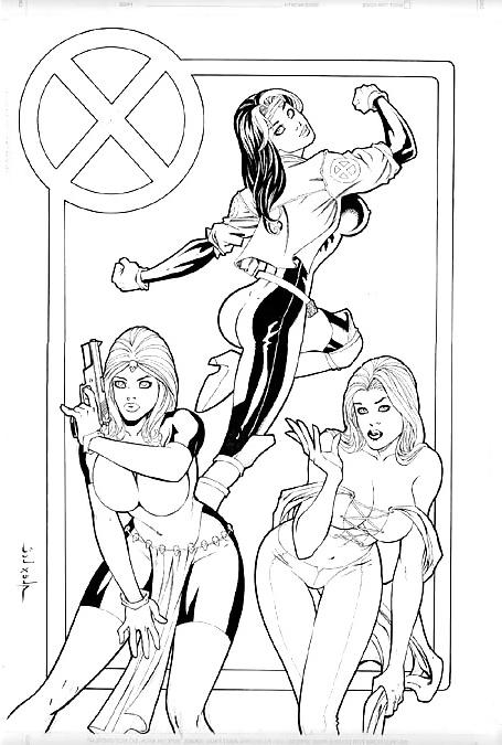 25P PinUp und Zeichnungen