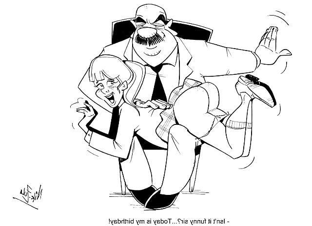 25P Spanking Toons