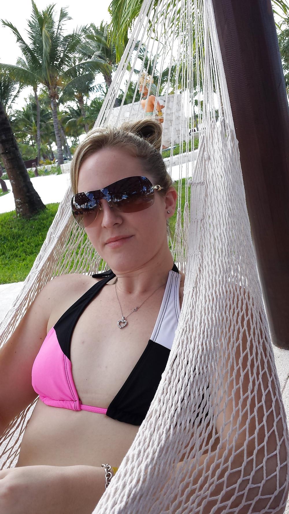 18P My sexy wife in hotel. before her fuck date.