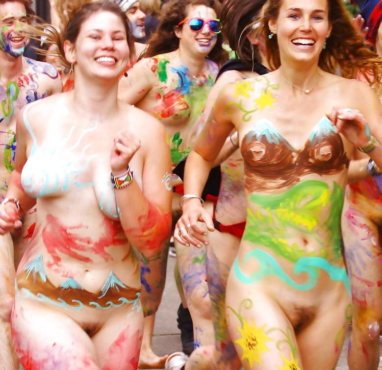 25P Nude Protest California 2013