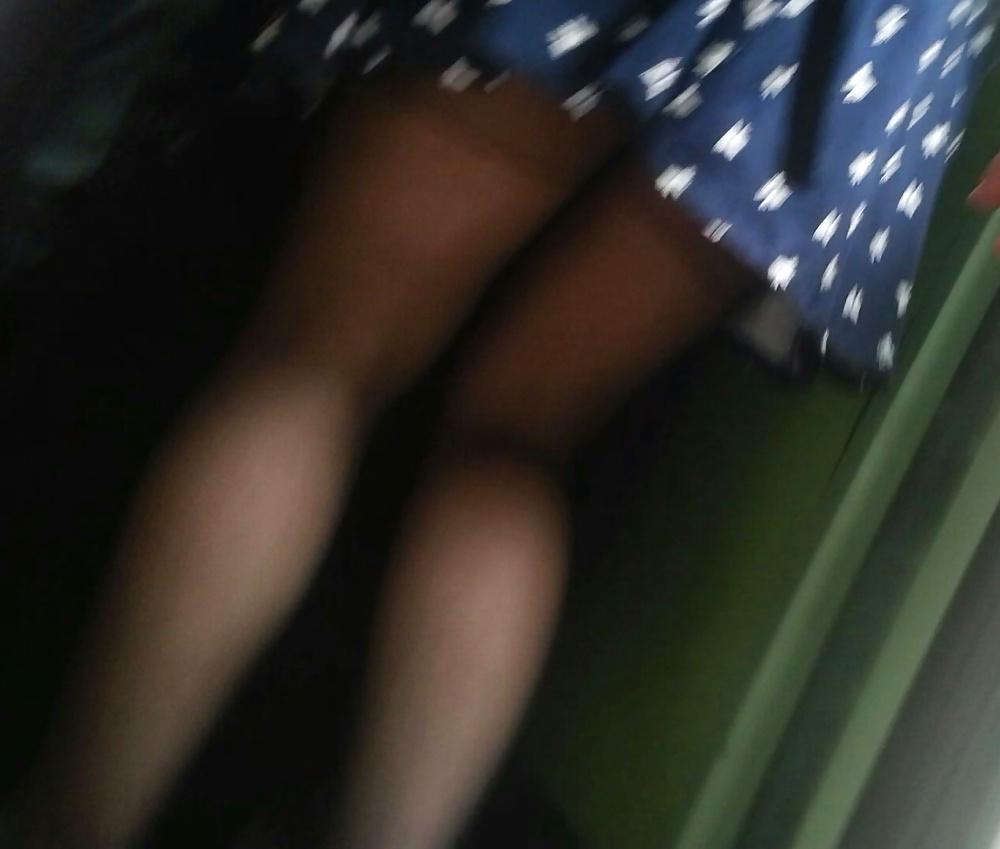 12P Spy sexy skirt, feet, legs and nylon romanian