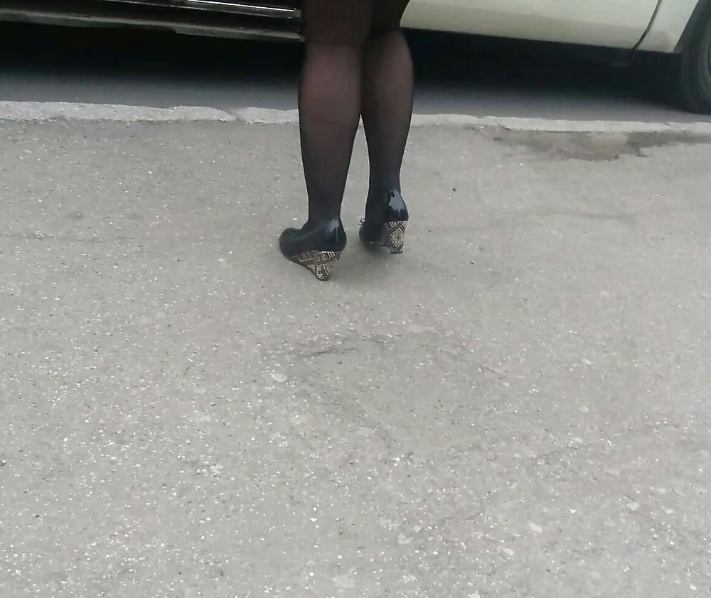 12P Spy sexy skirt, feet, legs and nylon romanian