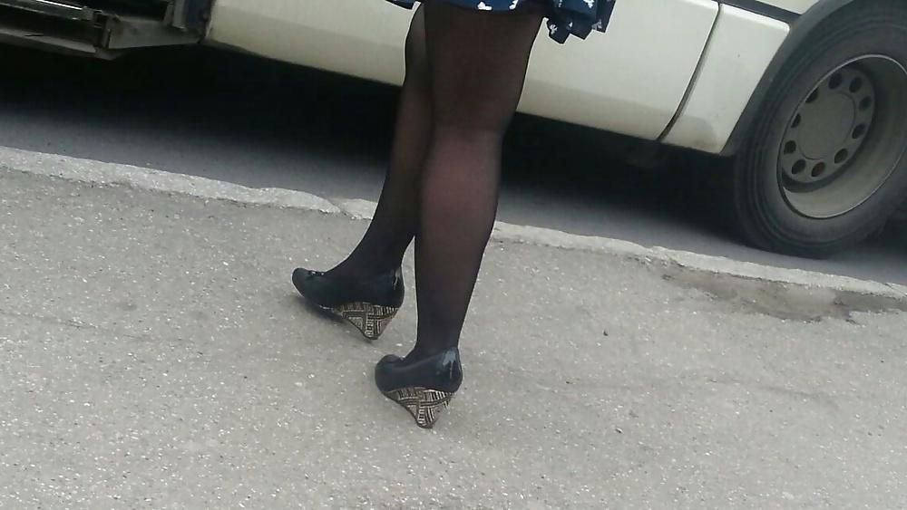12P Spy sexy skirt, feet, legs and nylon romanian
