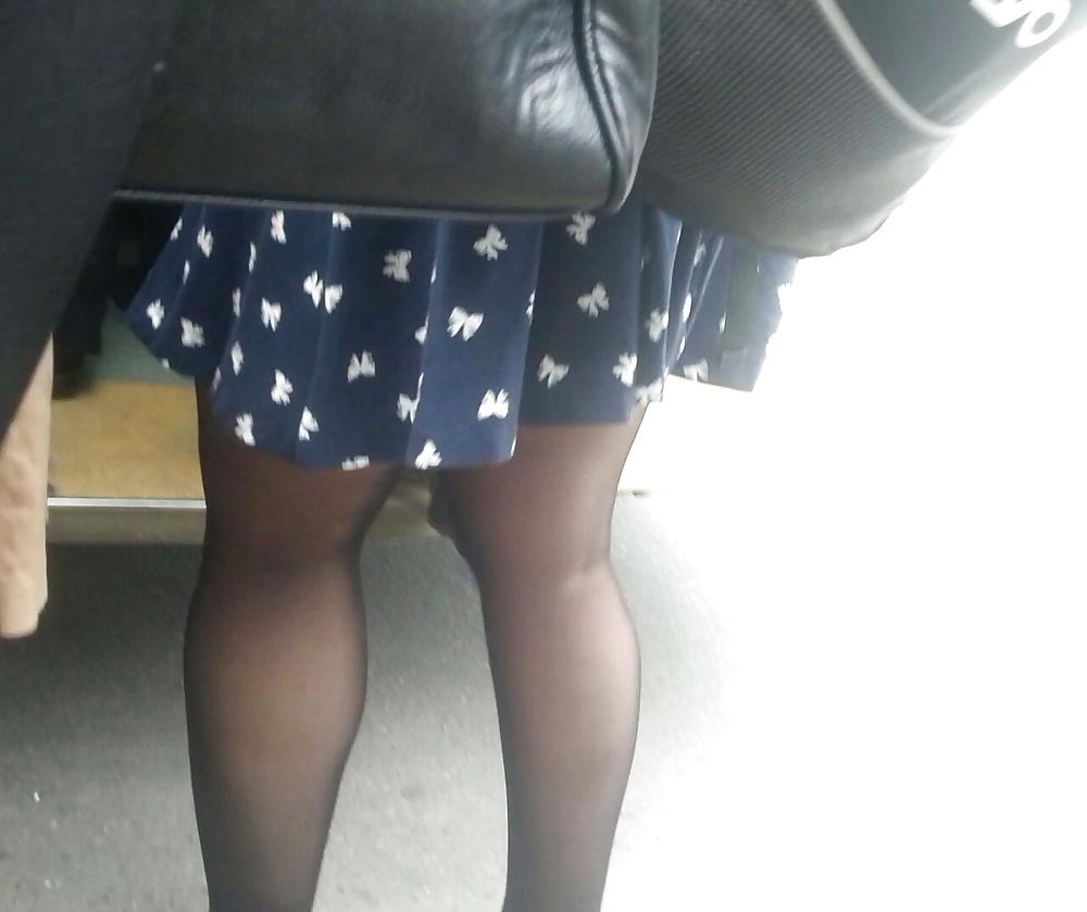 12P Spy sexy skirt, feet, legs and nylon romanian