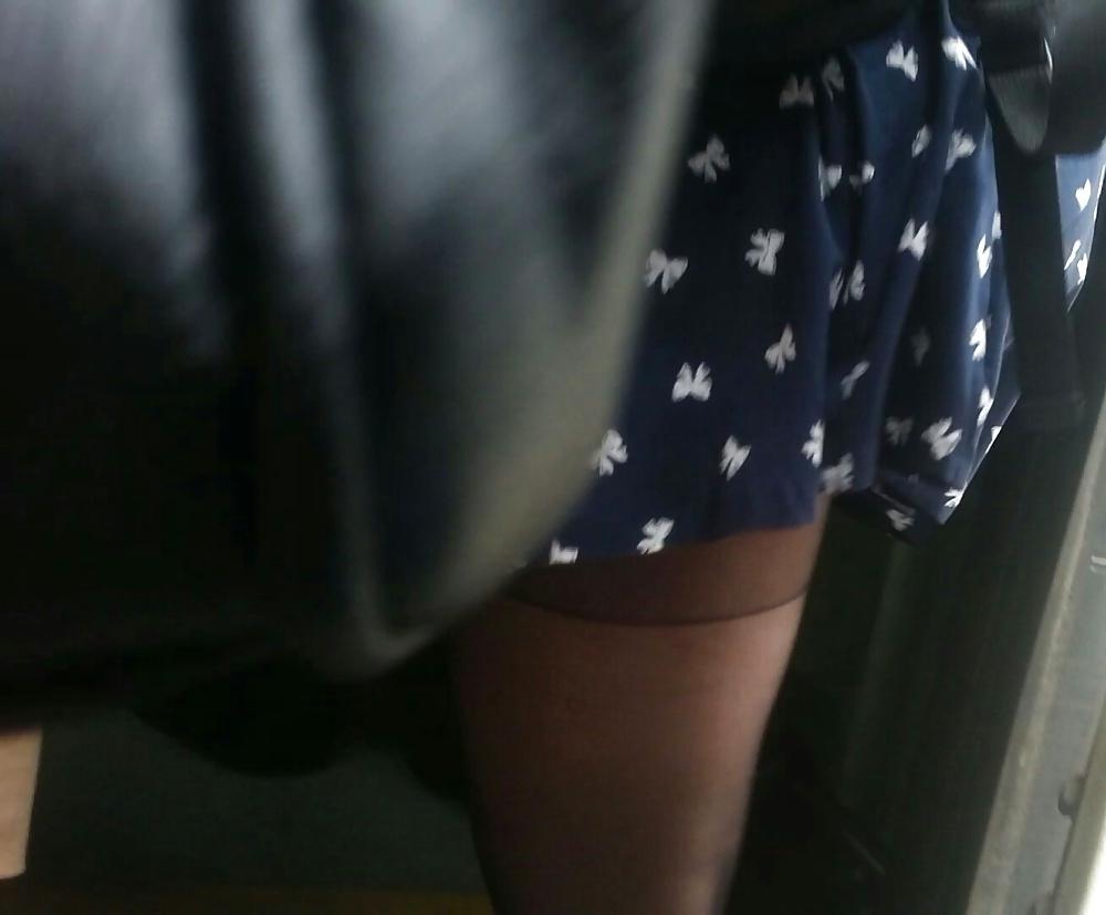 12P Spy sexy skirt, feet, legs and nylon romanian