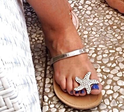 21P Sister in law with my wife's sandals