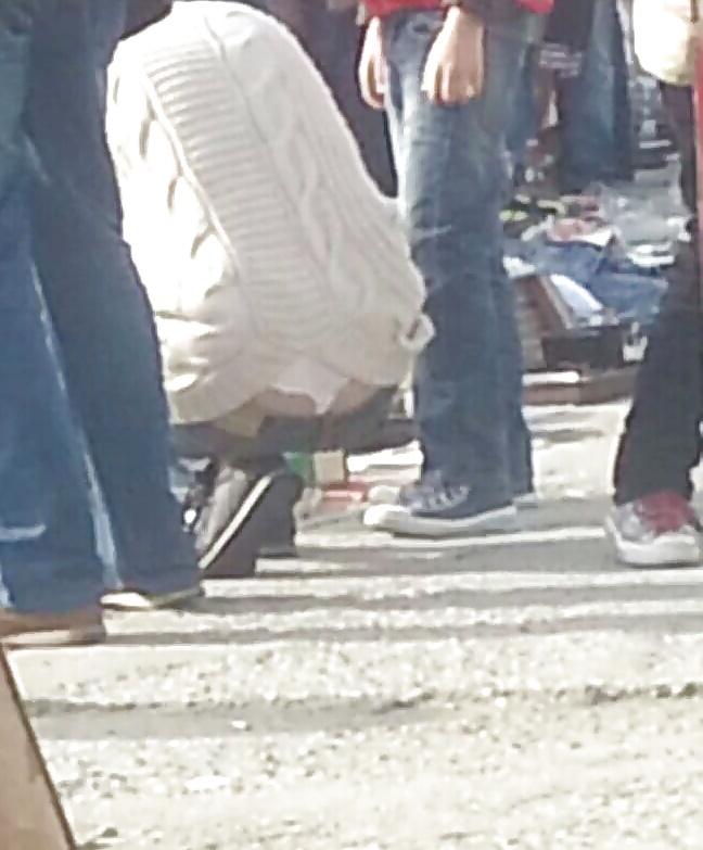 10P Spy old + young panties and ass romanian