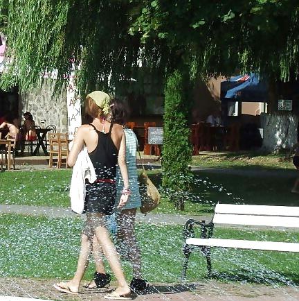 25P Spy old + young sexy skirt and feet romanian