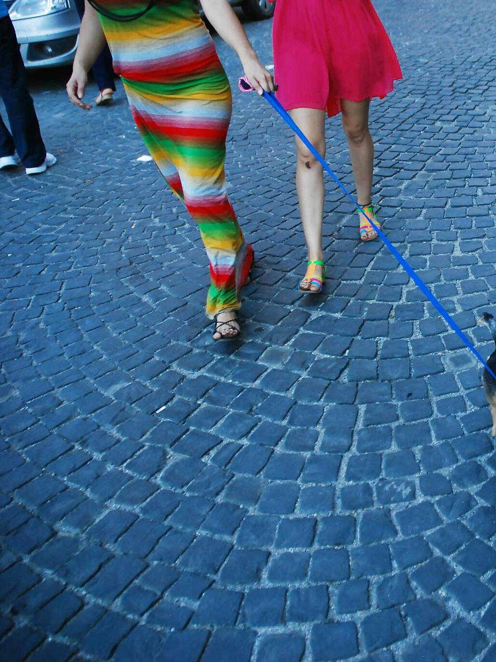 25P Spy old + young sexy skirt and feet romanian