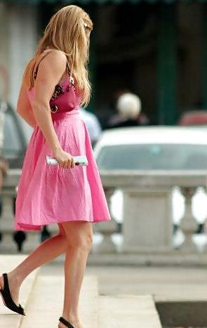 25P Spy old + young sexy skirt and feet romanian