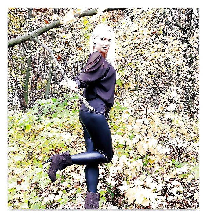 25P Shiny & wetlook leggings