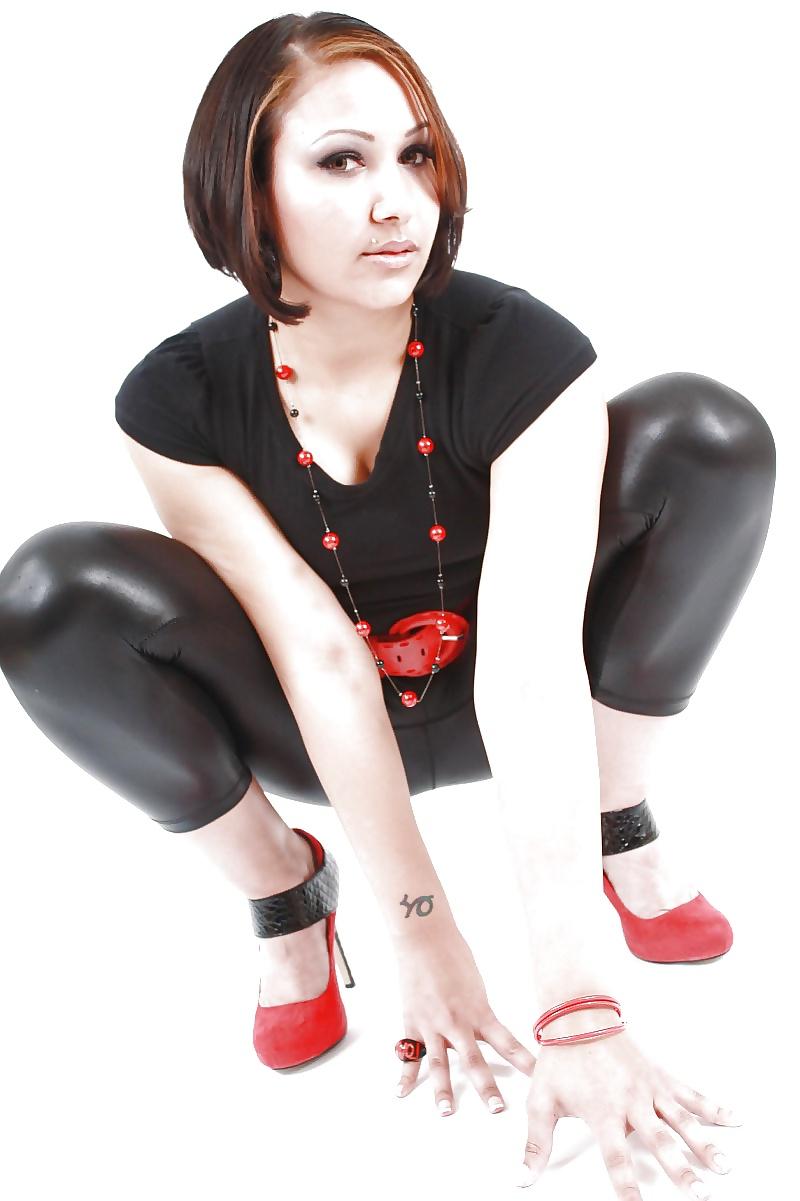 25P Shiny & wetlook leggings