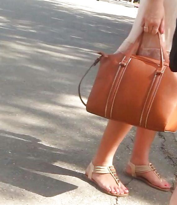 22P Spy old + young feet and skirt romanian