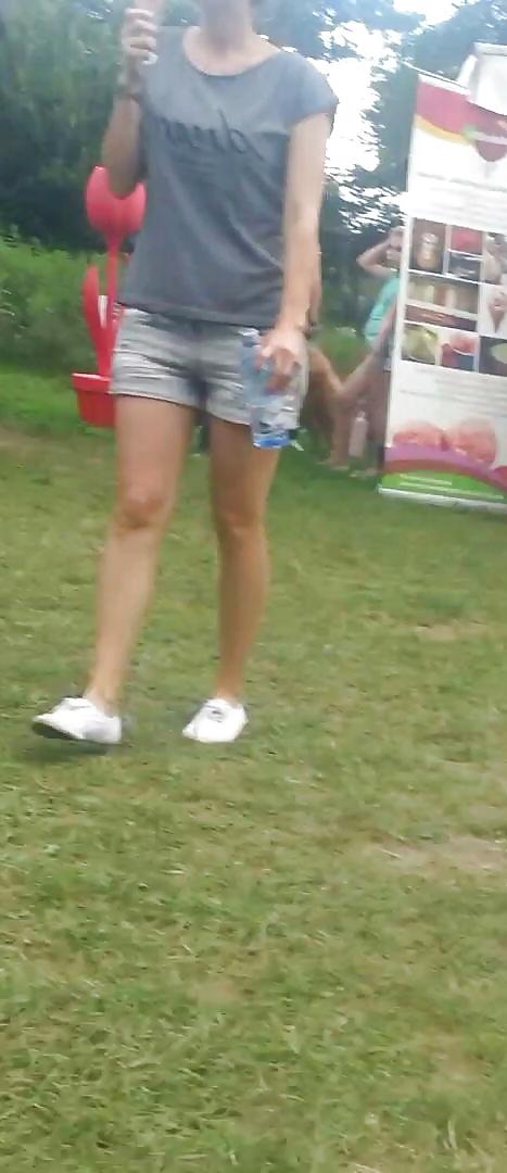 22P Spy old + young feet and skirt romanian