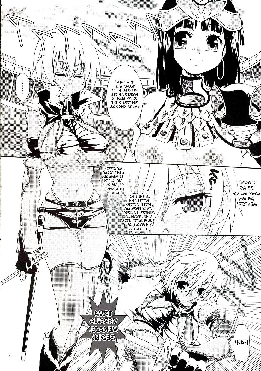 22P Cat Fight Over Drive Queen's Blade English