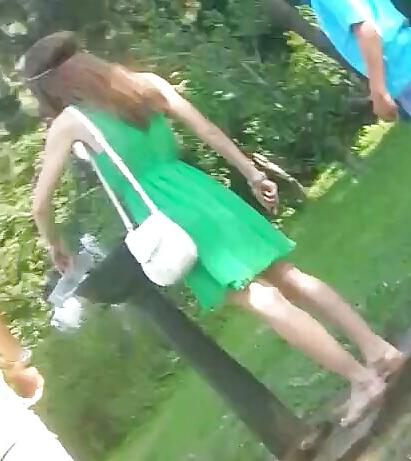 25P Spy sexy teens skirt and feet romanian