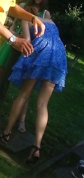 25P Spy sexy teens skirt and feet romanian