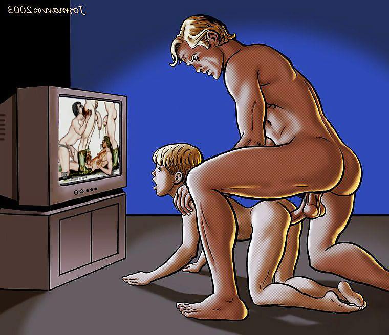 25P Dad Boy Cartoon